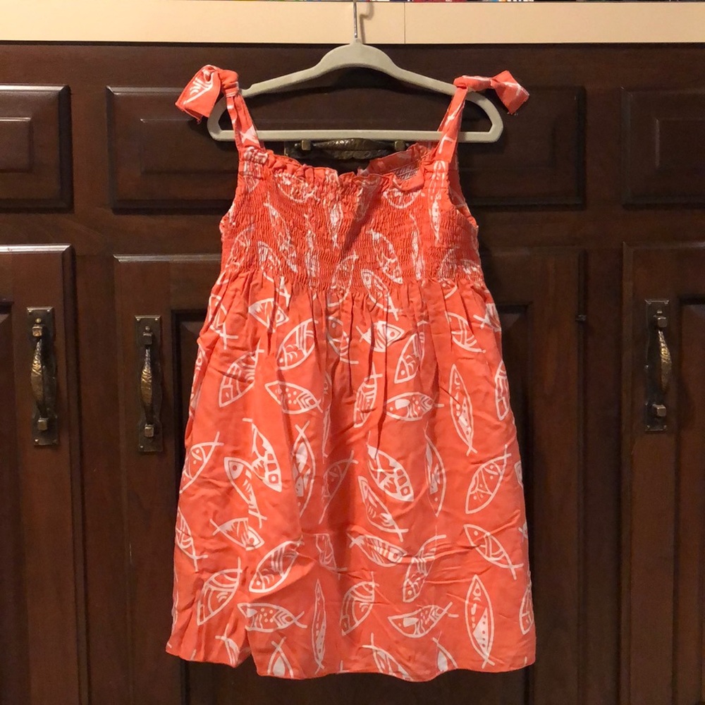 Tybee Island Girls AUDREY Fish Boho Sundress 2T-4T